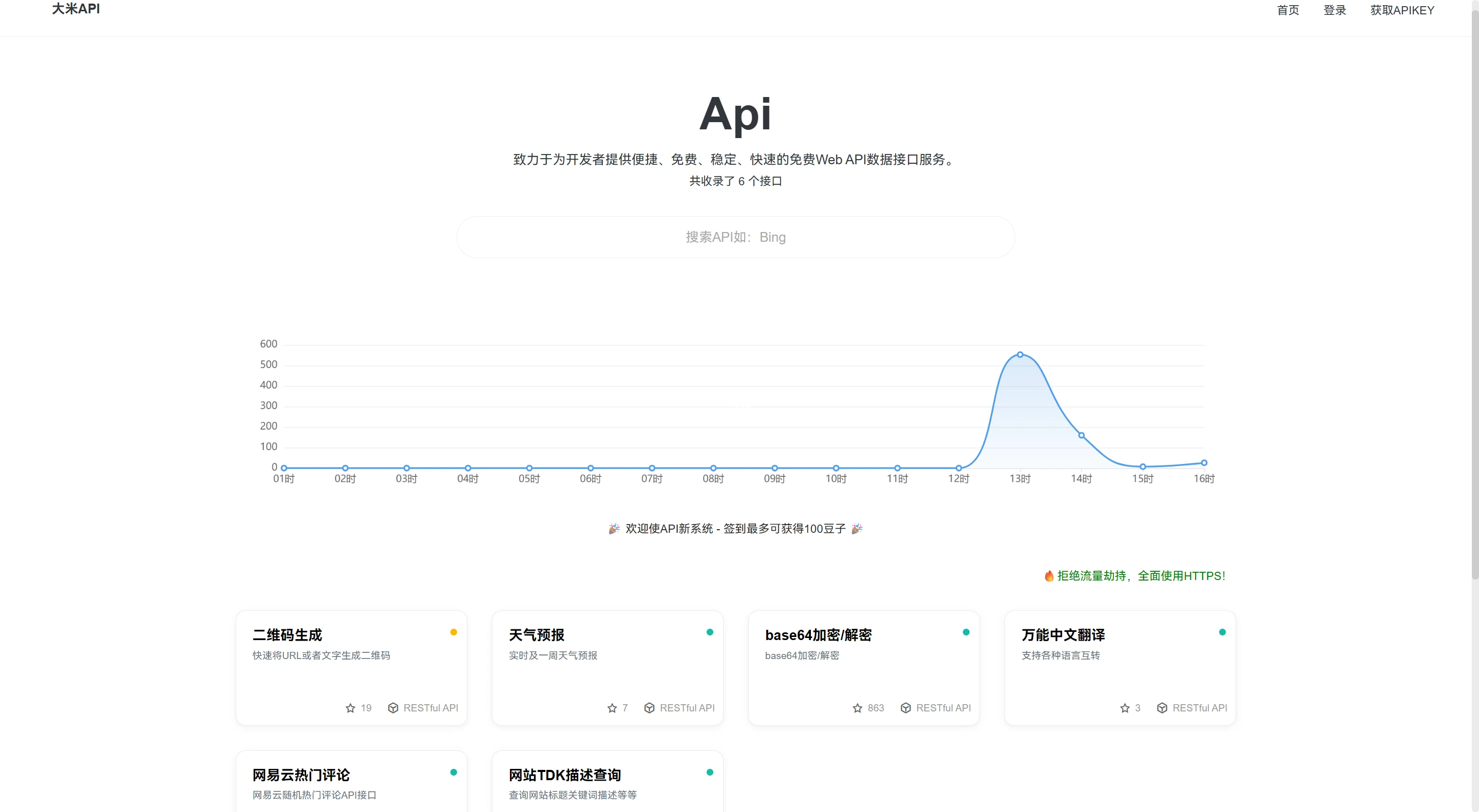 久等了！大米 API 接口管理系统正式上线